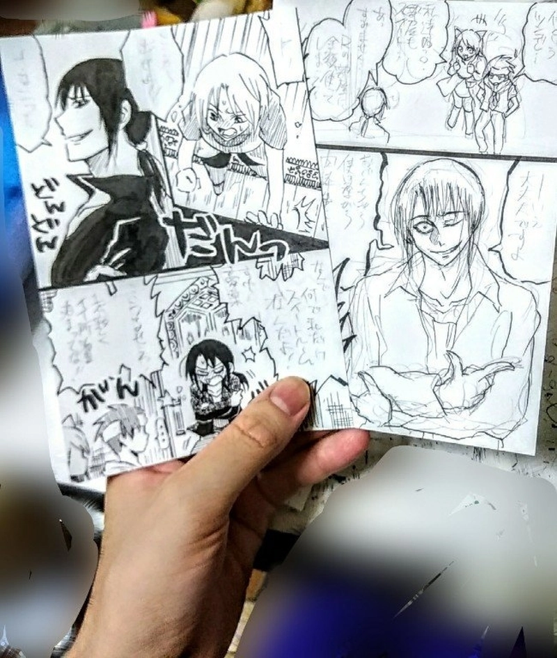 1日1絵企画で描いた1P漫画を適当に。